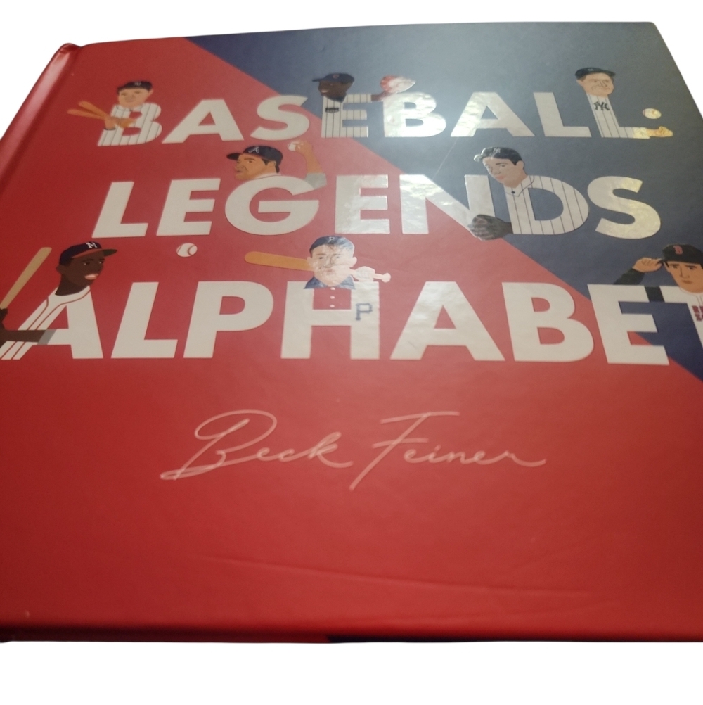 Baseball Legends Alphabet Book New Without Tags - Picture 3 of 7